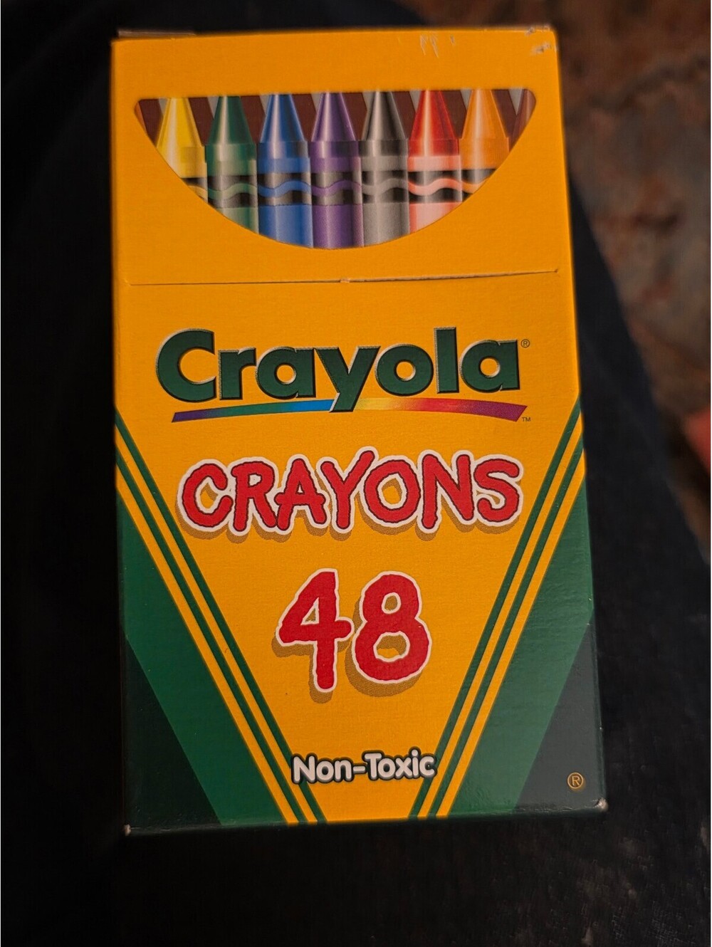 Vintage 2000 Y2K Crayola 48 Crayons Box – Binney & Smith USA New Unopened